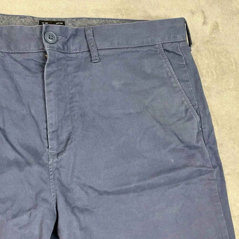 J.Crew 770 Straight Fit Stretch Chino Pants Men 34x34 Blue Classic Casual AR886